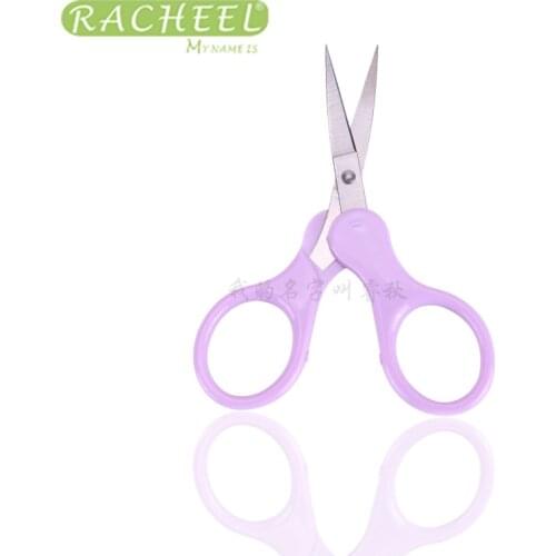 1pcs Eyebrow Eyelash Scissors Straight or angle Stainless Steel Scissors Eyelash Extension Tool