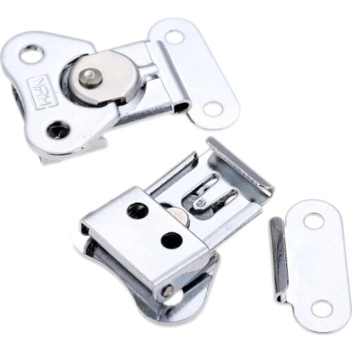 1pc Stainless Steel Butterfly Wooden Case Toggle Latch Catch Clamp Wooden Box Toolbox Buckle Rotary Lock For Flight Case