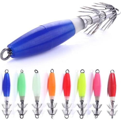 10CM 15.5G 5PCS hard plastic shrimp fishing lures squid jig baits pesca fishing tackles