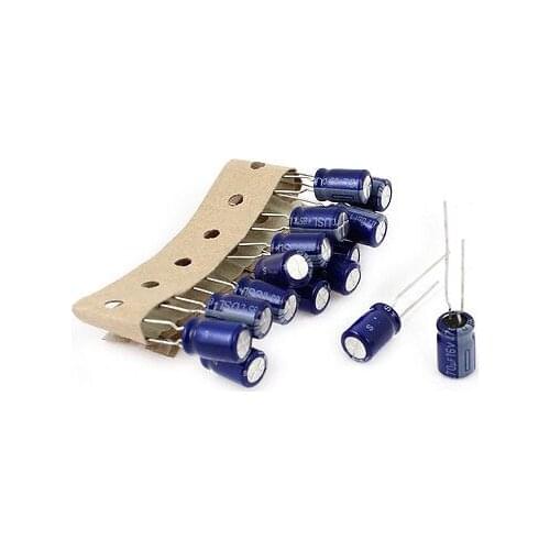 15pcs 8mm x 12mm 2.5mm Lead Pitch Electrolytic Capacitors 470uF 16V