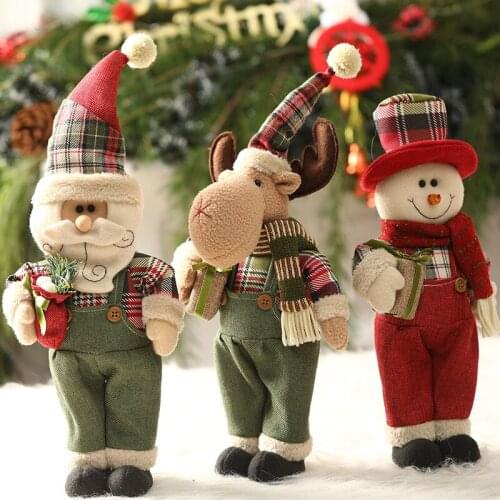 2022 Natal Christmas Snow Man Doll Figurine Toy Christmas Decorations For Home kids Christmas Gift