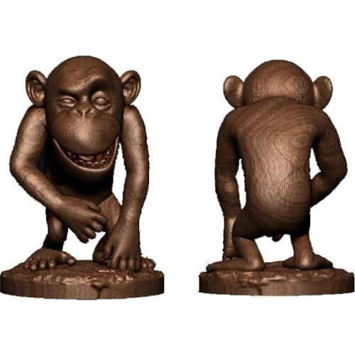 3d model relief for cnc machine in STL file format L45 Monkey