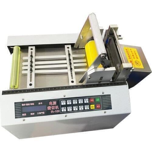 Automatic insulated electrical wire cutting machine pvc plastic soft heat shrink tube pipe cutting