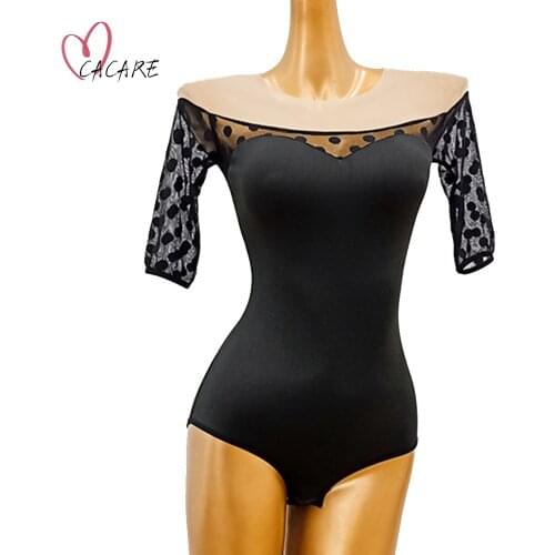 Bodysuit Women for Ballroom Dance Competition Dresses Waltz Latin Tango Dancing Dress Standard Flamenco Wear Costume D0755 Body