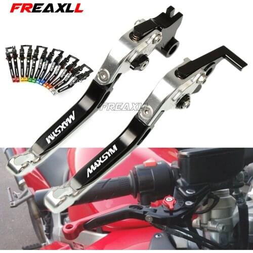 For SYM MAXSYM 400 400i 600 600i Max CNC Aluminum Motorbike Levers Motorcycle Brake Clutch Levers Foldable Extendable Adjustable