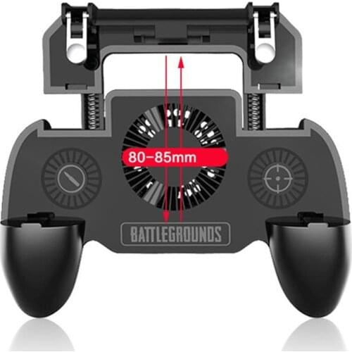 SR Metal L1 R1 Trigger Mobile Gaming GamePad Cooler Cooling Fan Fire PUBG Mobile Game Controller Gamepad Joystick