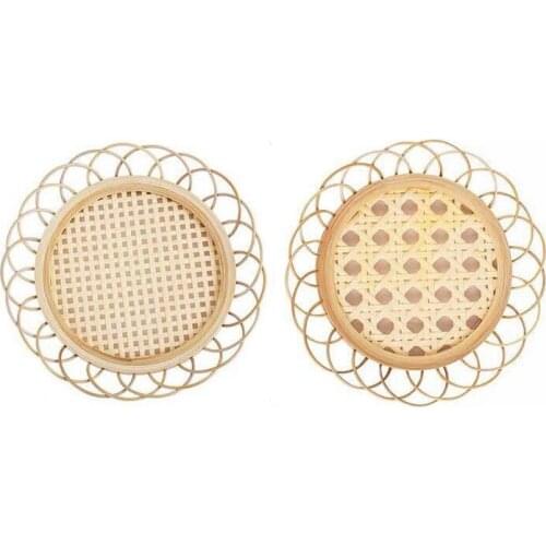 Cotton Braid Coaster Handmade Macrame Cup Cushion Japanese Style Non-slip Cup Mat Heat Insulation Table Mat Coffee Cup Coaster