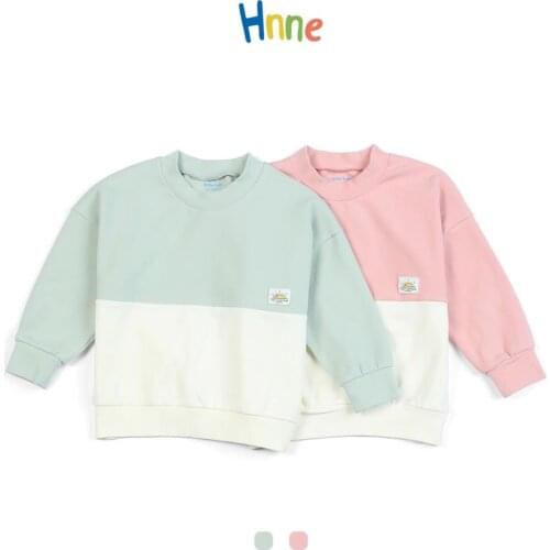 Hnne 2021 Spring Winter New 300g Shu Velveteen Fabric Sweatshirts Children Contrast Color Hoodies Kids Unisex Boys Girls Tops