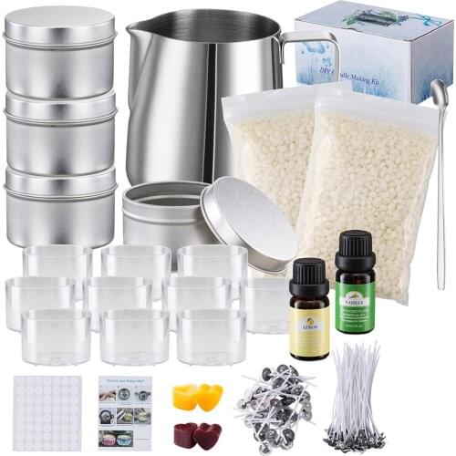 1 set of Soy Wax Making Kit Candle Making Tool DIY Candle Crafts Kit for Shop Gifts