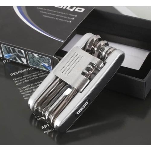 13 in 1 Multifunction Bicycle Repair Tools Kit Chain Cutter Wrench Screwdriver Chromium Vanadium Steel MTB Cycling Repair Tool