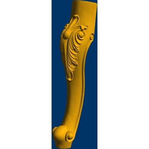 High quality 3D model relief STL format CNC chair legs Furniture Leg 114