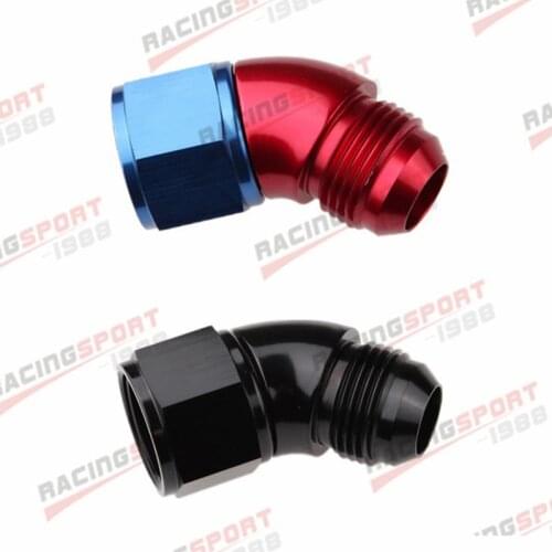 AN-10 10AN To AN10 10AN 45 Degree Female To Male Full Flow Adapter Fitting