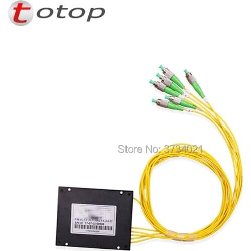 PLC Splitter 1x5 FC APC Singlemode PLC splitter Fiber Optic Fiber Fiber pigtailed FC APC 1310-1550nm wavelength