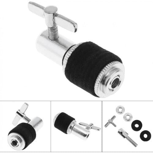 Cymbal Stand 1 Piece 5cm Speed Hi-Hat Clutch Holder Clamp Drum Parts Alloy Metal Plating Silver Color