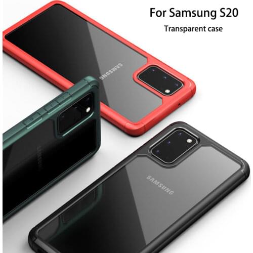 Transparent case for samsung s20 thin back cover for samsung s20plus new business anti-knock protective case for galaxy s20ultra