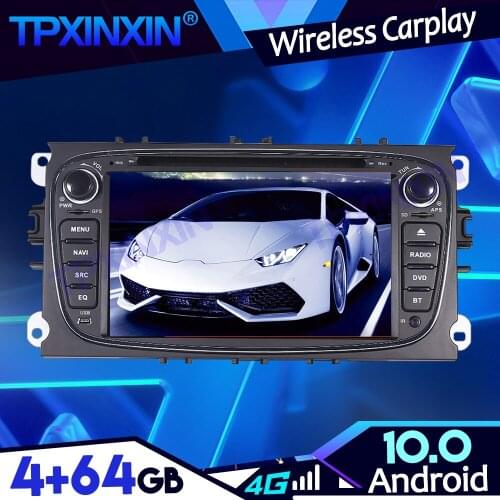 PX6 Android 10.0 Car Multimedia Radio For FORD Focus S-MAX Mondeo C-MAX Galaxy GPS Navi Stereo Recorder Head Unit DSP Carplay