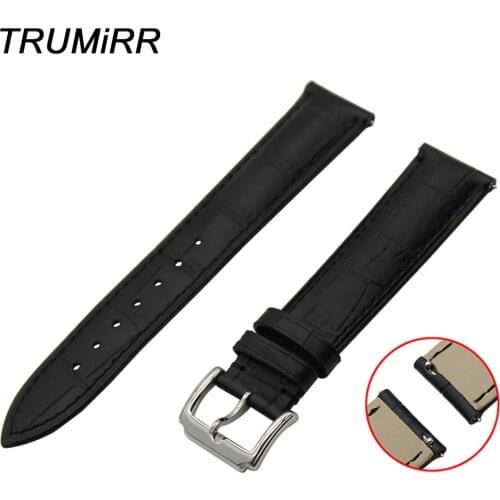 Quick Release Genuine Leather Watch Band for Maurice Lacroix Pontos Masterpiece Titoni Wrist Strap Croco Bracelet 18mm 20mm 22mm