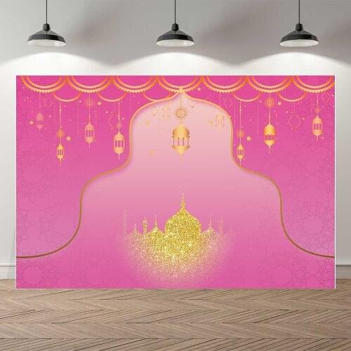 SeekPro Arabian Ramadan Aladin Baby Shower Girls Children Birthday Party Children Palace Photo Background Photography Backdrop
