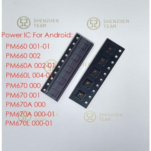 SZteam Power IC PM660 001-01 PM660 002 PM660A 002-01 PM660L 004-01 PM670 000 PM670 001 PM670A 000 PM670A 000-01 PM670L 000-01