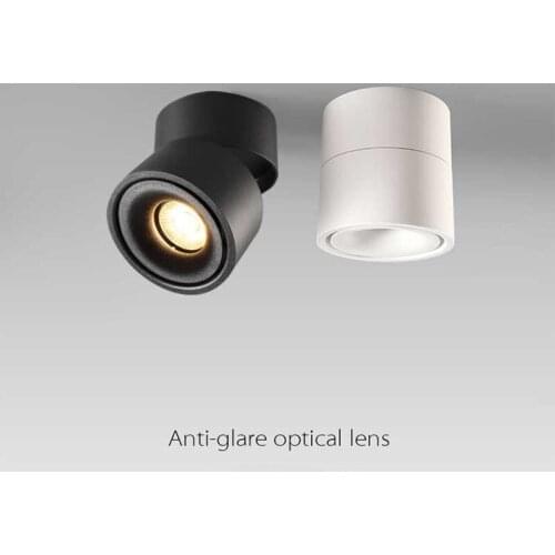 AC85-240V Dimmable LED Ceiling Light, 360 Degree Rotating Folding Ceiling Light, 7W, 10W, 12W, 15W