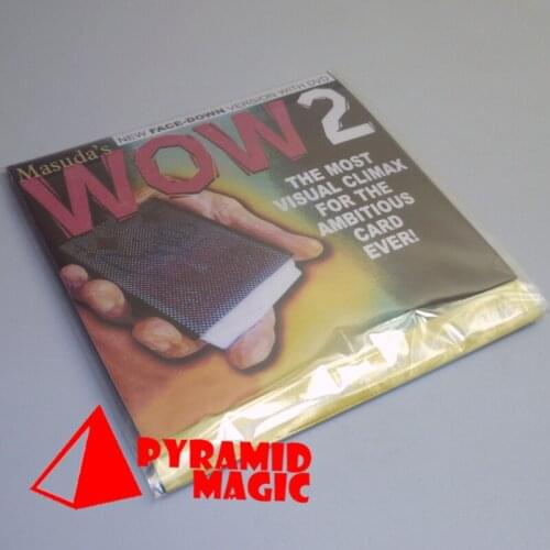 WOW 2.0 Face Down by Masuda (DVD + Apparatus) close up Street mentalism Classic card magic tricks