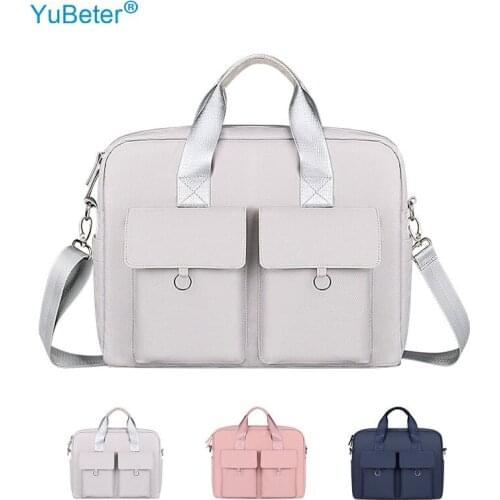 YuBeter Womens Laptop Bag Handbag Mens Briefcase Computer Case Sleeve Notebook Pouch for Xiaomi Macbook Air Pro 13 14 15.6inch