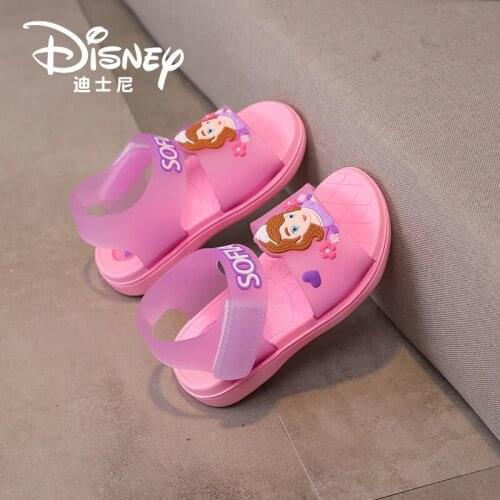 Disney 2021 summer Cartoon Mickey Mouse Boy Sandal Baby Girl Casual Sandal Anti-slip Children Sandals Toddler Beach Shoes