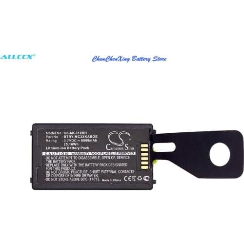 Cameron Sino 6800mAh Battery for Symbol MC3100, MC3190, MC3190G, MC3190-G13H02E0, MC3190-GL4H04E0A, MC3190-KK0PBBG00WR