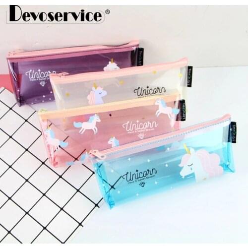 Devoservice Pencil Cases With Unicorn