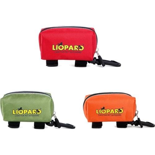 Travel Convenient Dog Poop Bag Reflective Portable Pet Cleaning Waste Poop Bag Dispenser