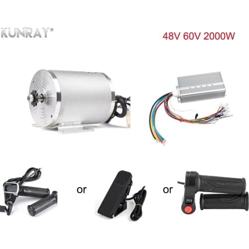 Electric Scooter Motor 48V/60V 2000W DC Motor,Brushless Electric Motor for Bicycle Electric Motor Kit With Controller Bike Parts