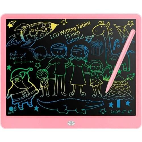 15Inch LCD Writing Tablet Electronics Doodle Board with Lock Key Digital Graphic Tablets Child Toys at Home School