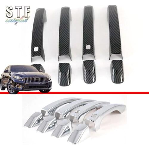 ABS Car Decoration Door Handle Cover Trim Molding With Smart Hole For Kia K7 Cadenza 2019 2020