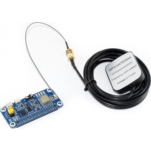 L76X Multi-GNSS HAT 40Pin GPIO Interface for Raspberry Pi/Jetson Nano/Arduino/STM32 , Supports GPS, BDS, QZSS