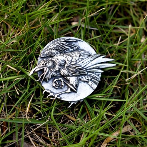 Mjolnir Bird Brooches For Clothes