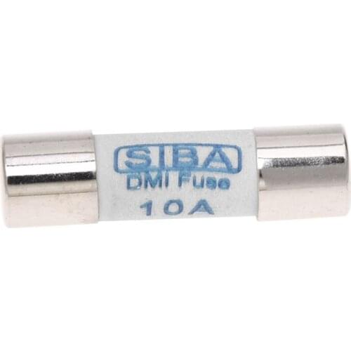 Multimeter 10 x 38mm 1000V 10A Cylinder Ceramic Fuse White