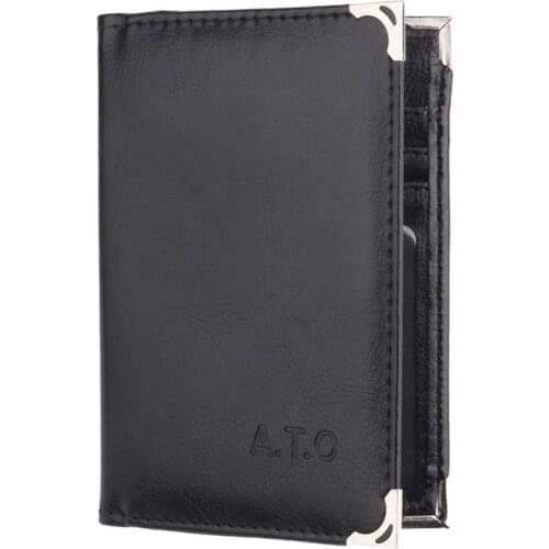 2019 Travel Business PU Leather Passport Cover Women and Men Russia USA Passports Credit Card Holder Case Driver License Wallet