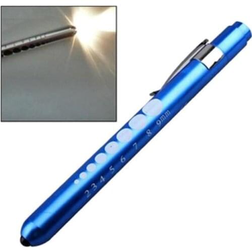 Outdoor Camping Flashlight Lanterna With Pupil Gauge LED Pen Light Torch Lamp Work Light For Doctor Nurse Diagnostic
