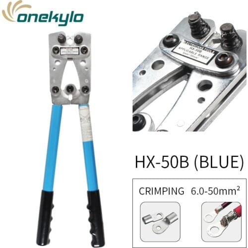 HX-50B large Y.O terminal crimping pliers wire terminal connectors tool copper tube machine wire cable Crimping plier