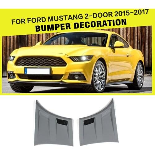PP Unpainted Grey Primer Fender Flares Side Door Fender for Ford Mustang 2015 - 2017