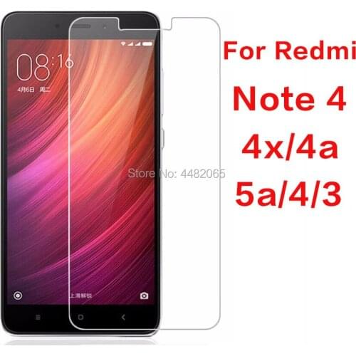 Clear Protective Glass For Xiaomi Redmi Note 4 Glass On Ksiomi 4x x4 Film Screen Protection xiomi red mi 4a 5a 4 3 Tempered Glas