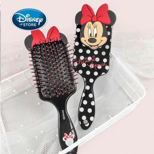 Disney Minnie Women Air Cushion Comb Cartoon Cute Fashion Toys Girl Hairdressing Brush Combs Massage Anti-Static Brush Comb