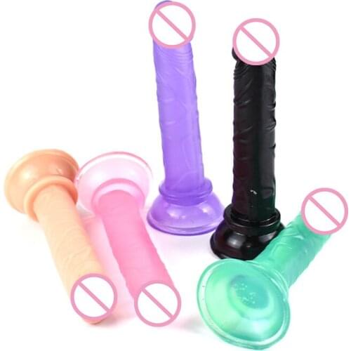 Realistic Dildo Adult Products Sex Toys for Women Waterproof Silicone Crystal Penis Stimulating Lines Dildo