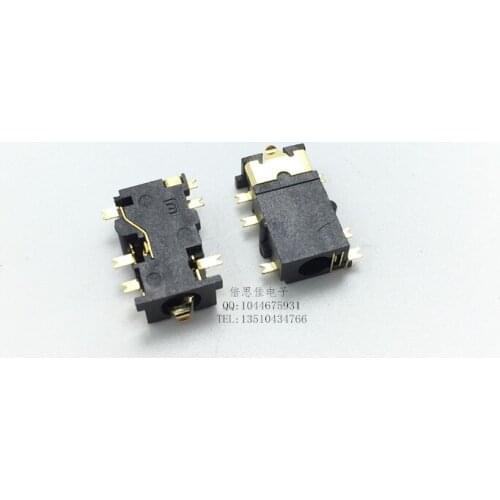 20pcs/Earphone socket Audio socket PJ-342 6 Pin SMD 3.5mm