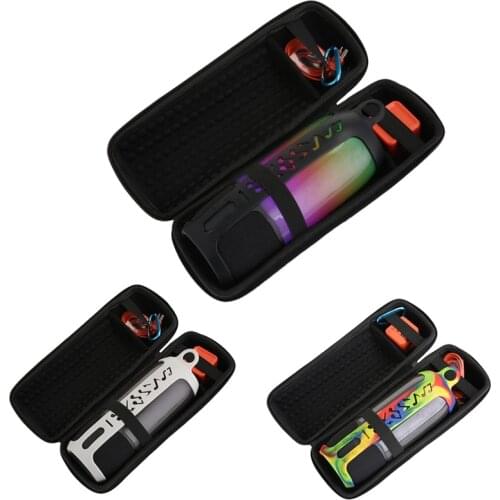 2 In 1 Hard Eva Carry Zipper Storage Box Bag+ Soft Silicone Case For Jbl Pulse 3 Bluetooth Speaker For Jbl Pulse 3