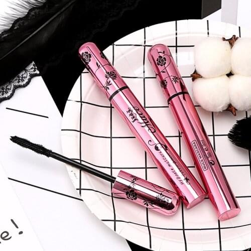 Thick Curly Lengthening Mascara Long-wearing Lasting Fast Dry Waterproof Mascara Fiber Lash Magnify Your Eyes Cosmetic TSLM2