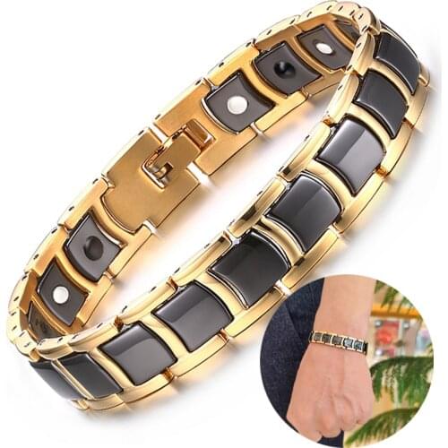 Vinterly Gold Bracelets For Men