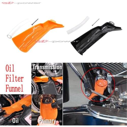Drip-Free Oil Filter Funnel For Harley Touring Dyna Softail Sportster