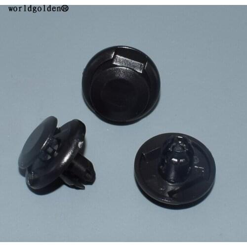 Worldgolden 100pcs fasteners Front Mud Guard Cowl Retainer for Toyota#90467-08217 (9046708217) for Mazda#KD53-51-833(KD5351833)