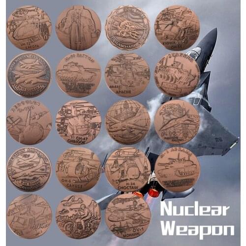 WR Home Decoration Accessories Copper Coin Quality USA Army Metal Coin Art Ornament Value Collection 19 Pcs